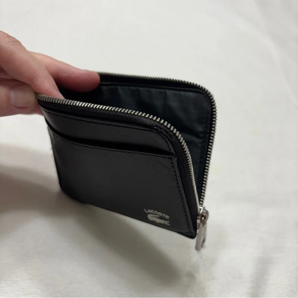 Lacoste FG Sportswear Men’s Card Holder with Zipper Compartment